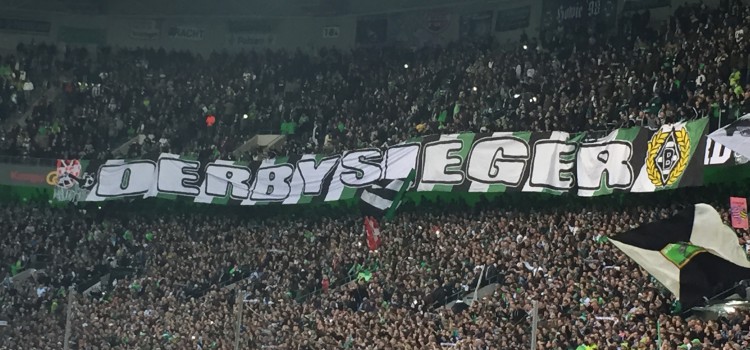 Derbysieger 2015 Mönchengladbach gegen Köln